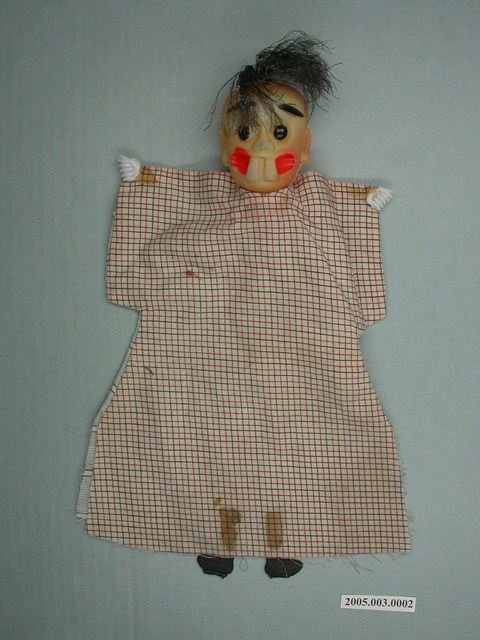 哈麥二齒布袋戲偶