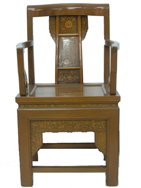 茄苳入石榴太師椅