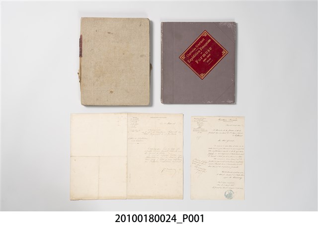 《1884-1885年法國人遠征福爾摩沙》作者手稿