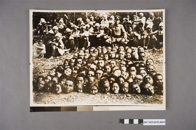 日治時期第二次霧社事件敵蕃首級共101個之複製照