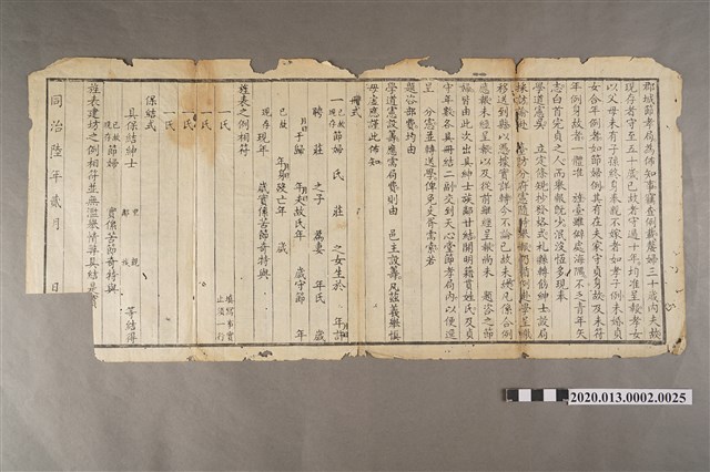 節孝局推薦節婦具結狀公文格式