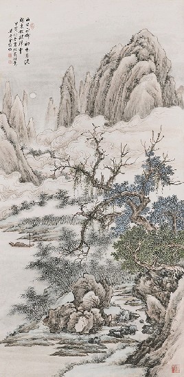 藏品:寫放翁詩意的(1)張圖片