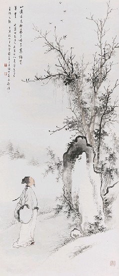 藏品:寒林暮色的(1)張圖片