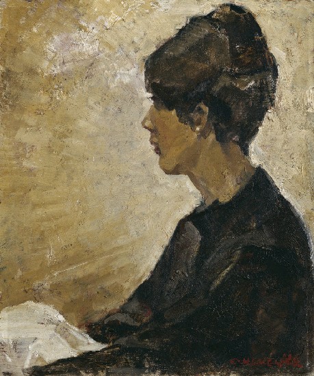 藏品:燈下婦人的(1)張圖片