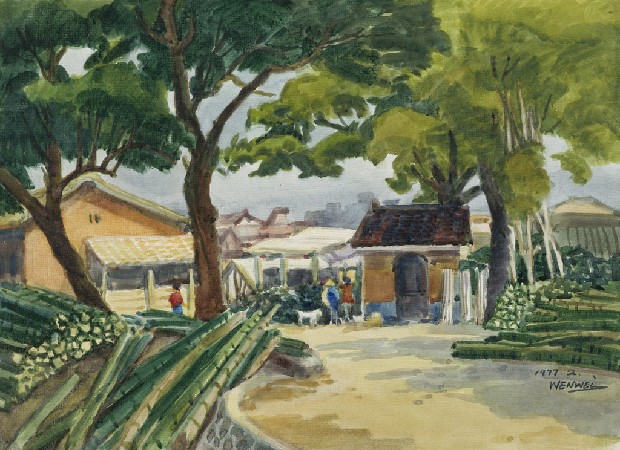 藏品:樹蔭綠竹的(1)張圖片