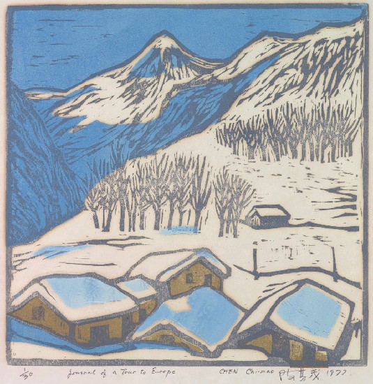 藏品:瑞士初雪的(1)張圖片