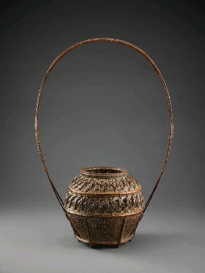 藏品:竹花籃的(1)張圖片