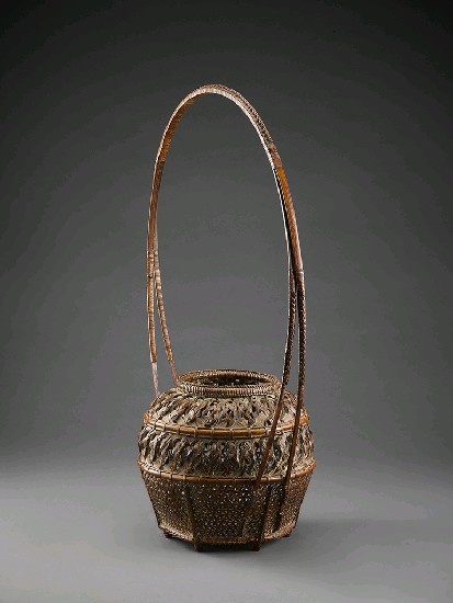 藏品:竹花籃的(2)張圖片