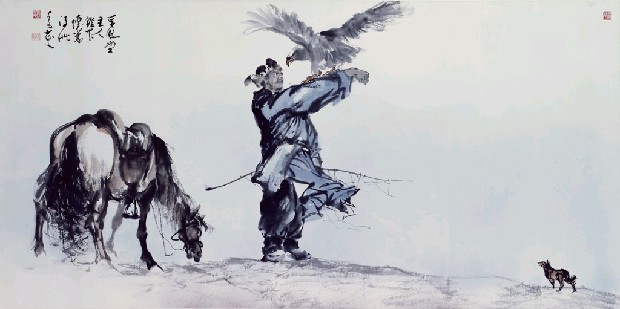 藏品:放鷹圖的(1)張圖片