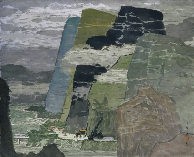 藏品:橫貫公路－１(太魯閣全貌)的(1)張圖片