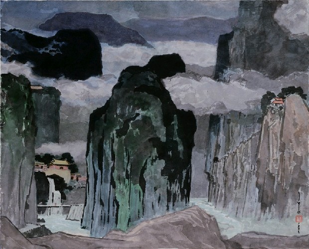 藏品:橫貫公路－２(太魯閣全貌)的(1)張圖片