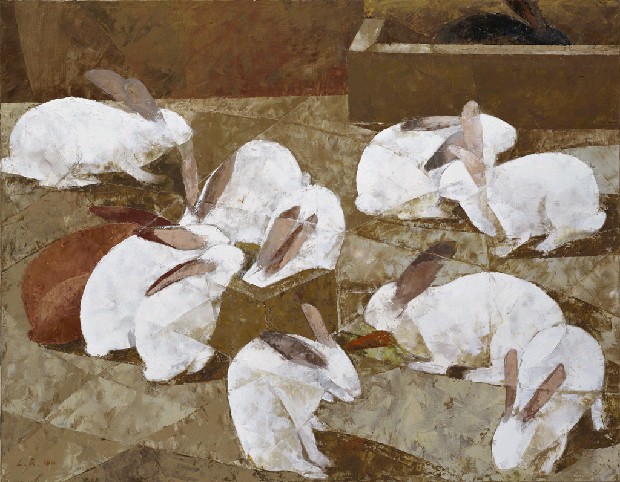 藏品:玉兔獻瑞的(1)張圖片