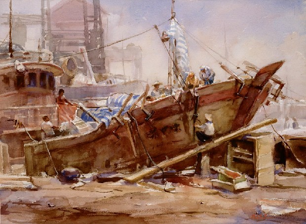 藏品:漁船維護的(1)張圖片