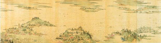 藏品:長江萬里圖的(5)張圖片