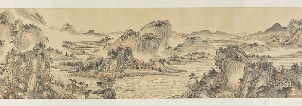 藏品:長江萬里圖的(48)張圖片