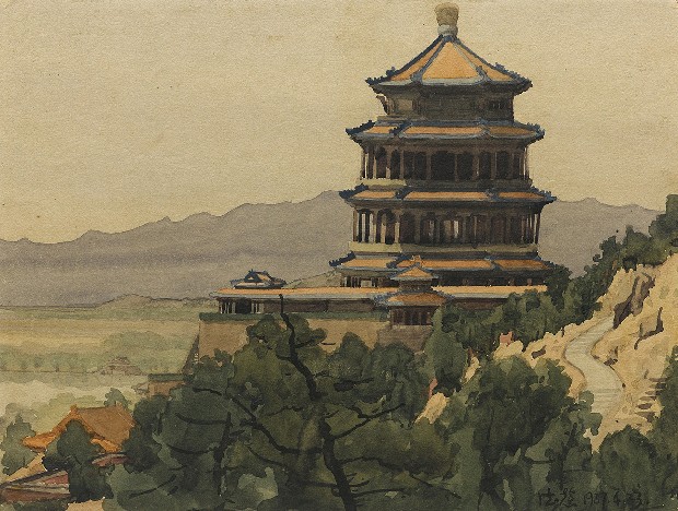 藏品:北平頤和園的(1)張圖片