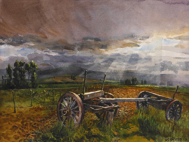 藏品:黃昏夕照的(1)張圖片