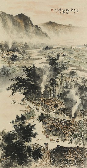 藏品:鄉村暮色的(1)張圖片