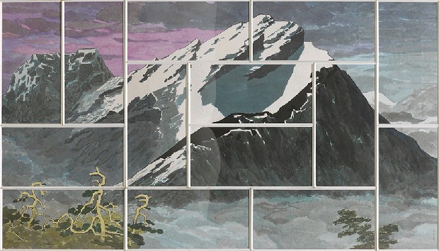 藏品:玉山積雪的(1)張圖片