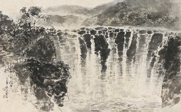藏品:十分寮瀑布的(1)張圖片