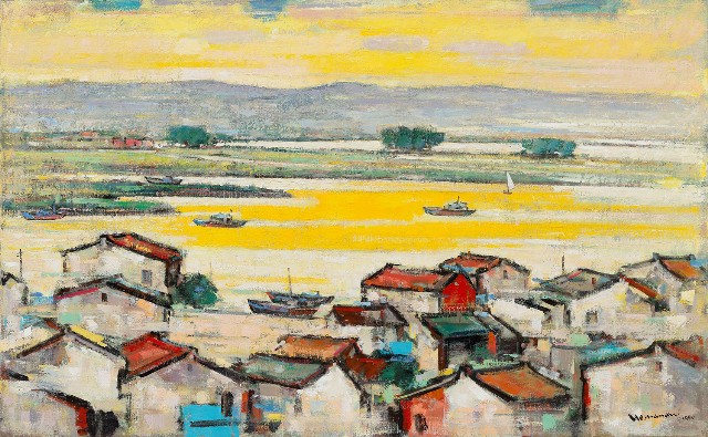 藏品:安平夕照的(1)張圖片