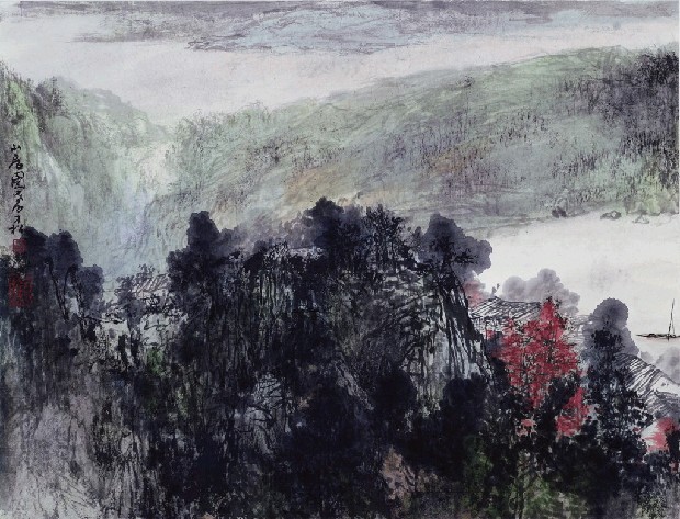 藏品:山居圖的(1)張圖片