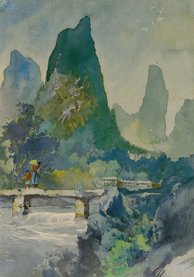 藏品:陰雨山中的(1)張圖片