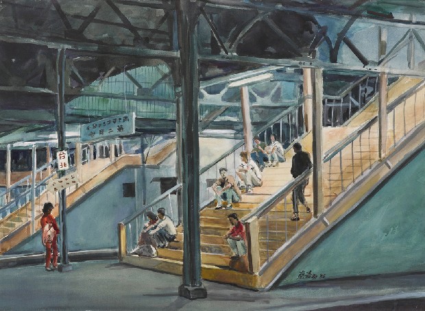 藏品:等車的夜晚的(1)張圖片