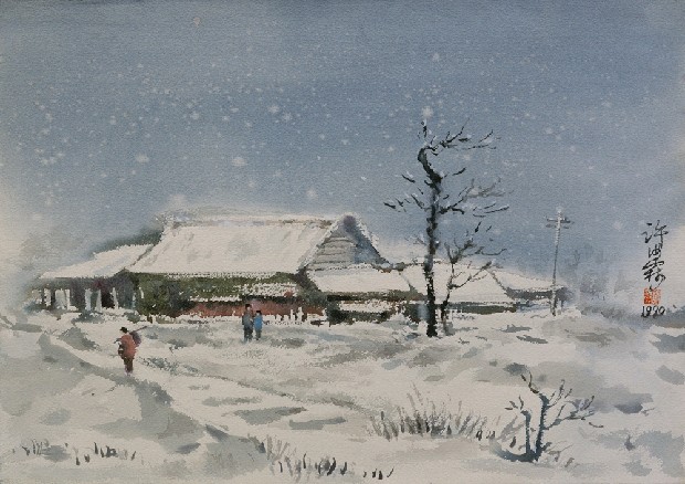 藏品:雪景的(1)張圖片