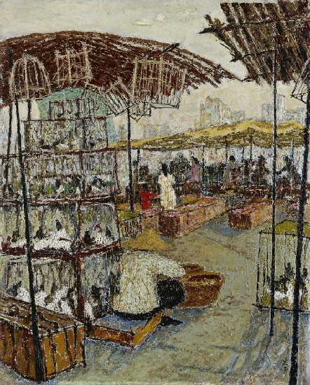 巿場一角的焦點圖