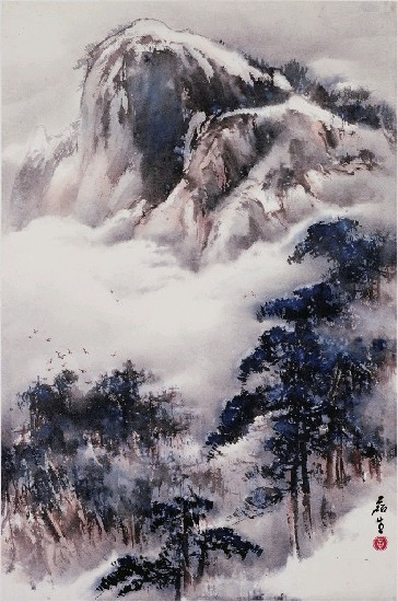 藏品:江山霽雪(觀山瑞雪)的(1)張圖片