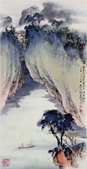 藏品:高士幽棲在澗阿的(1)張圖片