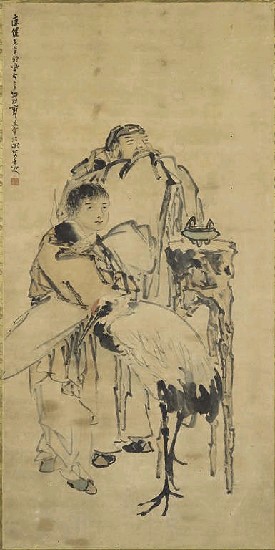 藏品:壽翁圖的(1)張圖片