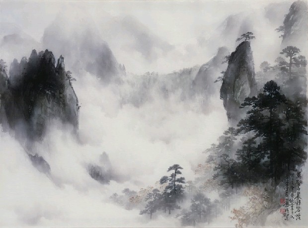 藏品:萬壑千岩鎖碧煙的(1)張圖片