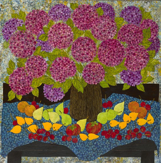 藏品:繡球花與水果的(1)張圖片