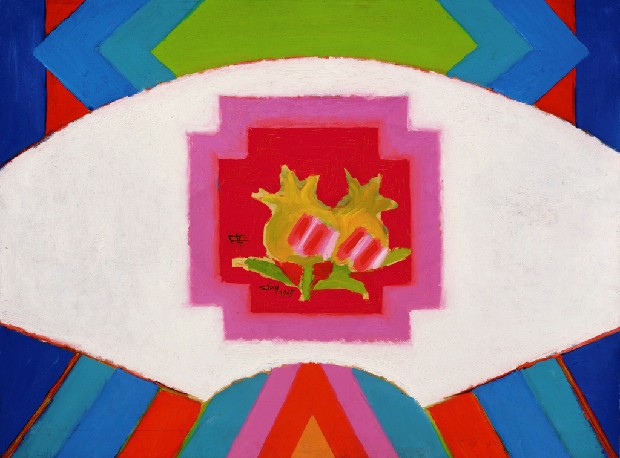 藏品:抽象畫(編號17)的(1)張圖片