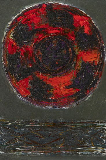 藏品:抽象畫(編號19)的(1)張圖片