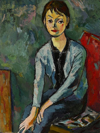 藏品:綠衣少女的(1)張圖片