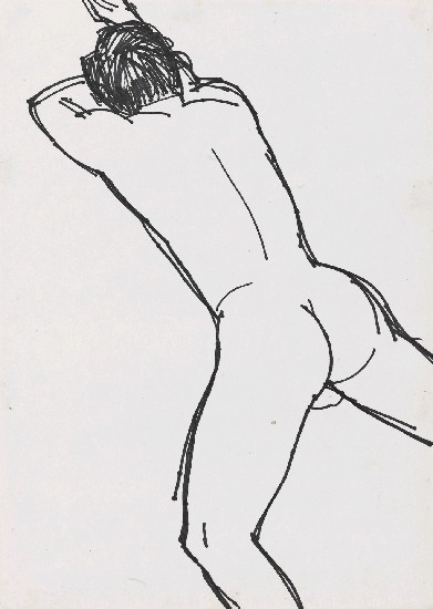 藏品:裸男之九(臥姿裸男)的(1)張圖片