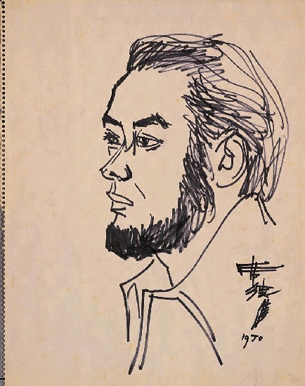 藏品:張杰畫像的(1)張圖片