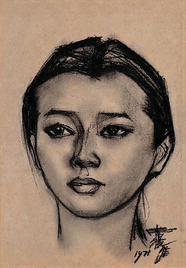 藏品:少女頭像的(1)張圖片