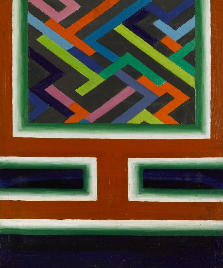 藏品:抽象畫(編號74)的(1)張圖片