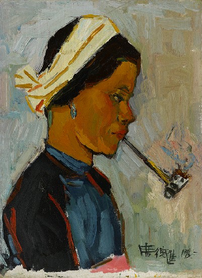 藏品:抽煙婦人的(1)張圖片