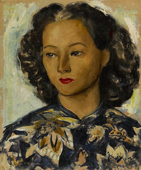 藏品:少女畫像的(1)張圖片