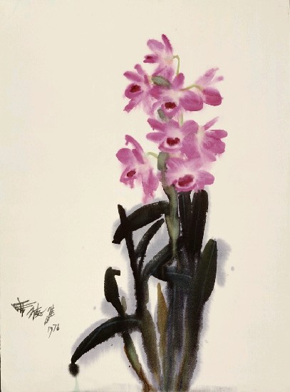 席德進－蘭花－國美典藏