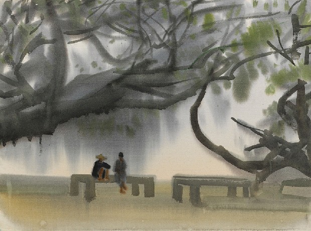 藏品:閑坐的(1)張圖片