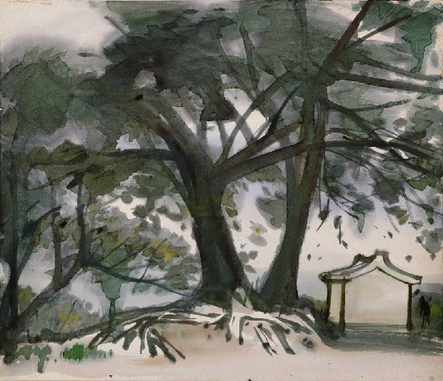 藏品:樹下小廟的(1)張圖片