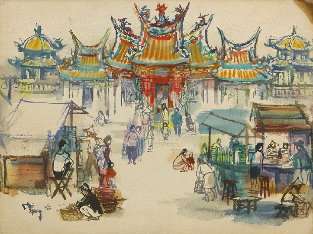 藏品:廟（新竹竹蓮寺）的(1)張圖片