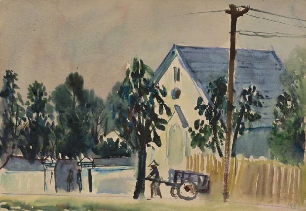 人力車的焦點圖