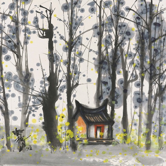 藏品:樹與廟的(1)張圖片